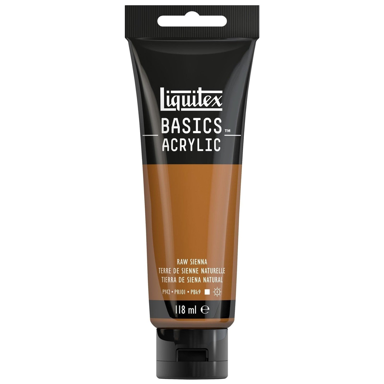 LIQUITEX BASICS ACRYLIC 118 ML RAW SIENNA 6330