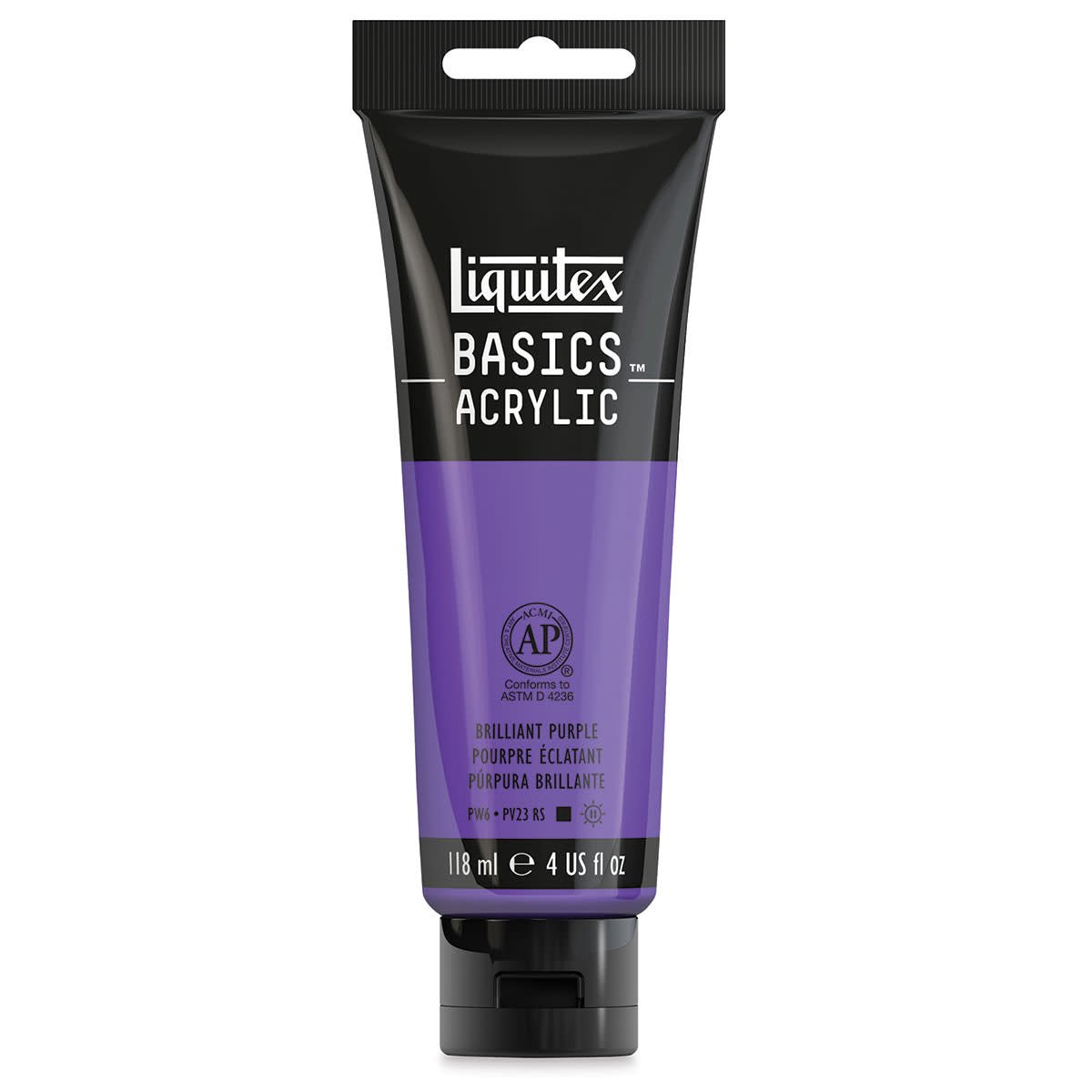 LIQUITEX BASICS ACRYLIC 118 ML BRILLIANT PURPLE 6590