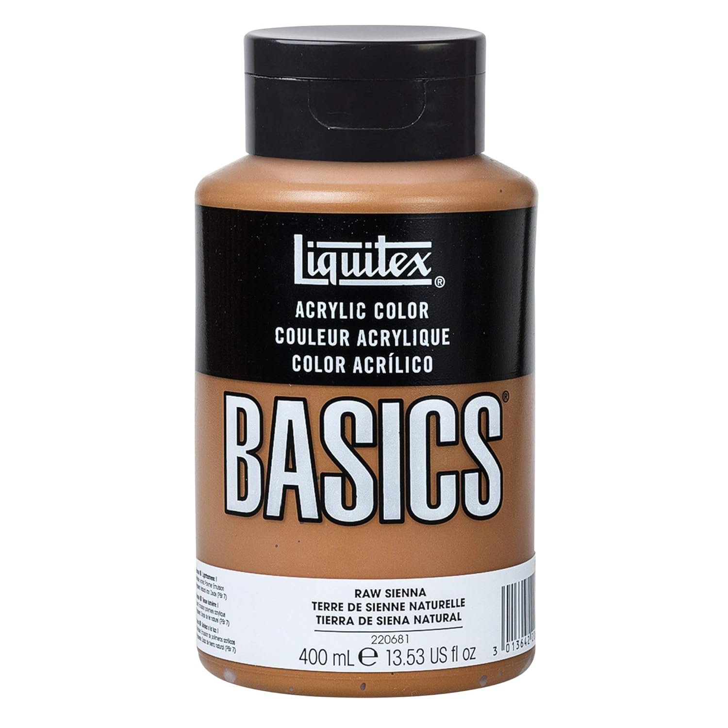 LIQUITEX BASICS ACRYLIC 400 ML RAW SIENNA 0 330