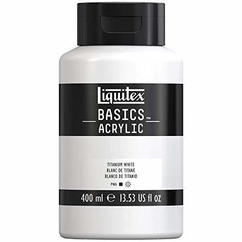 LIQUITEX BASICS ACRYLIC 400 ML TITANIUM WHITE 0 432