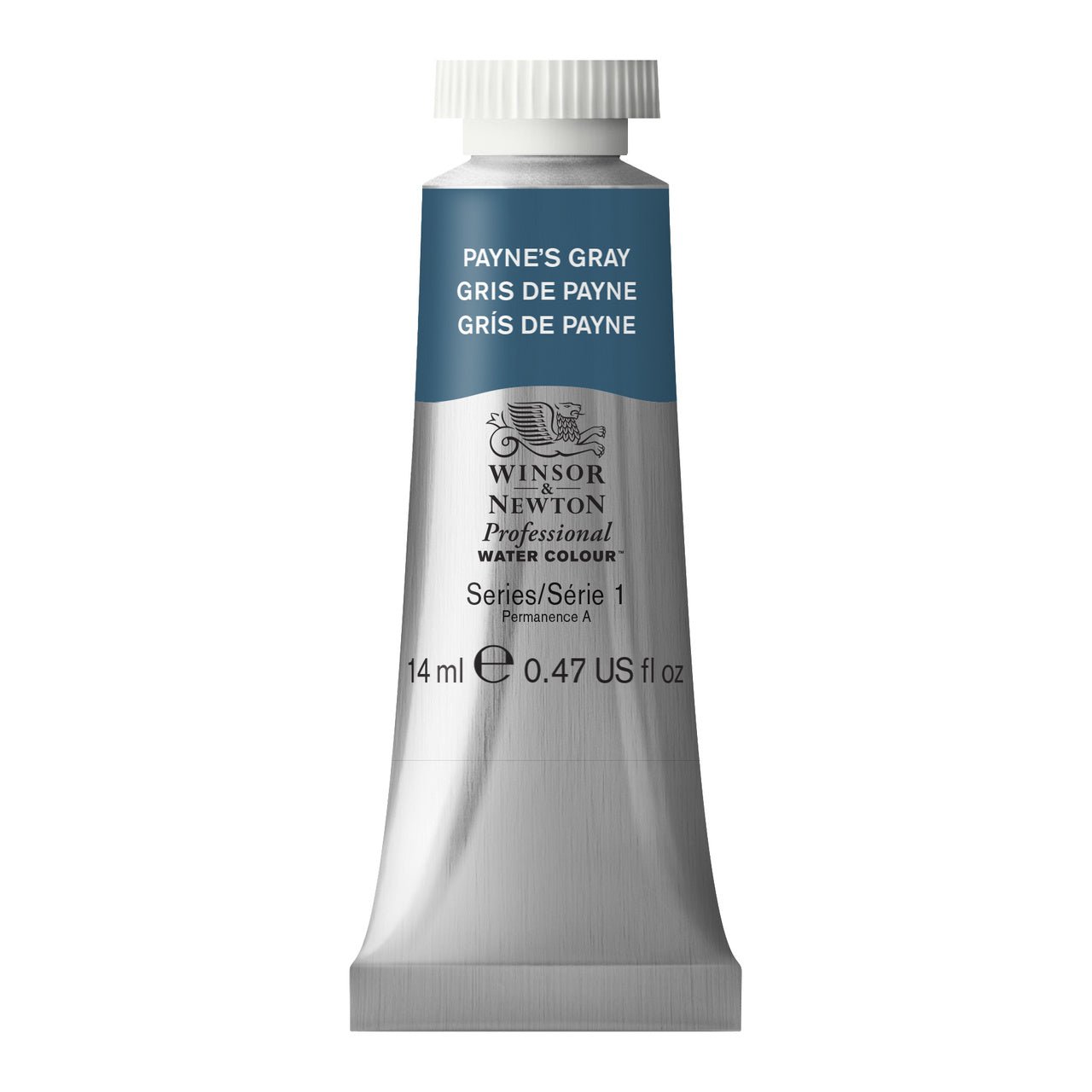 WINSOR & NEWTON PROFESSIONAL WATER COLOUR TUBE 14 ML SR  1 PAYNES GREY (465)