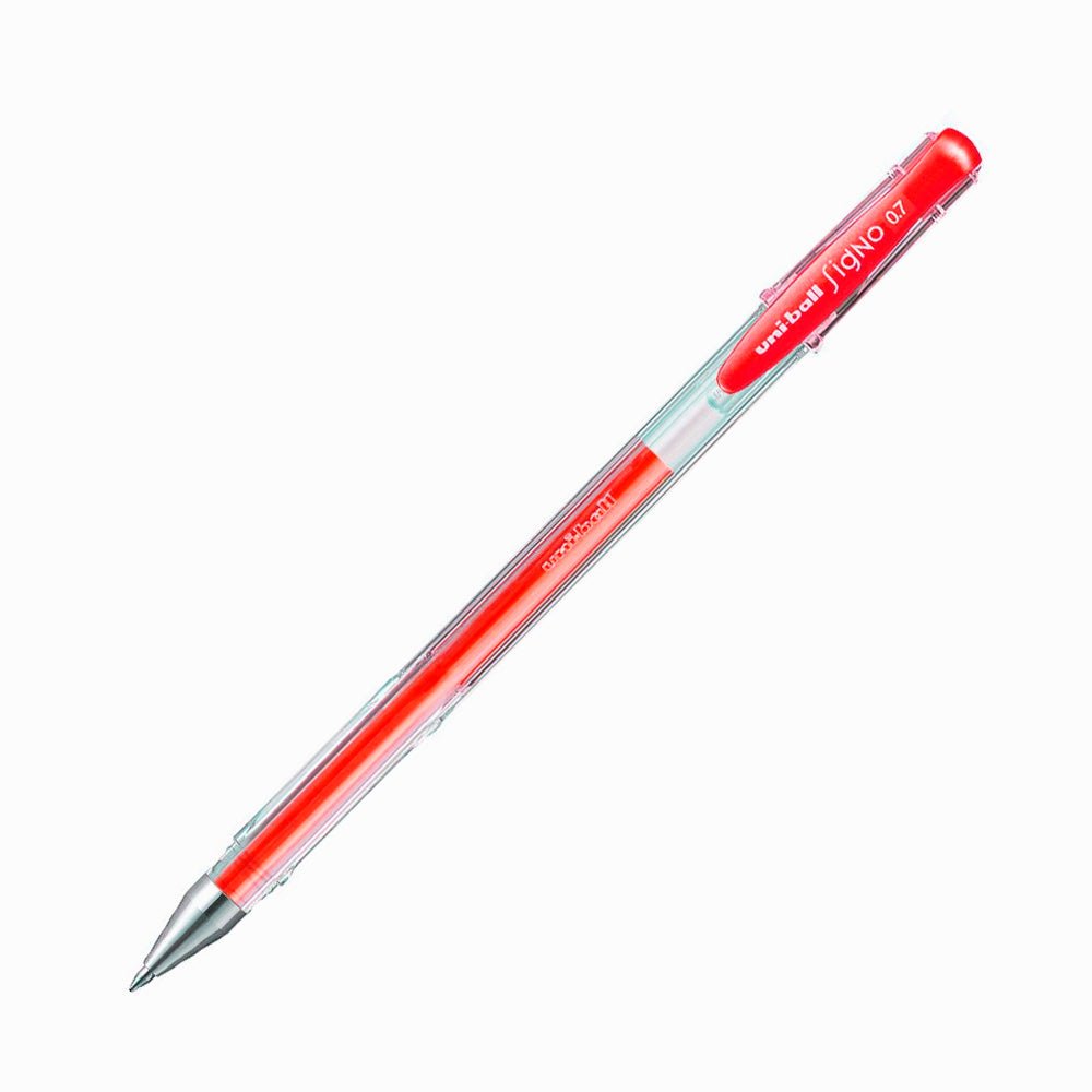 UNIBALL GEL PEN 0.7 MM FLUORSCENT RED