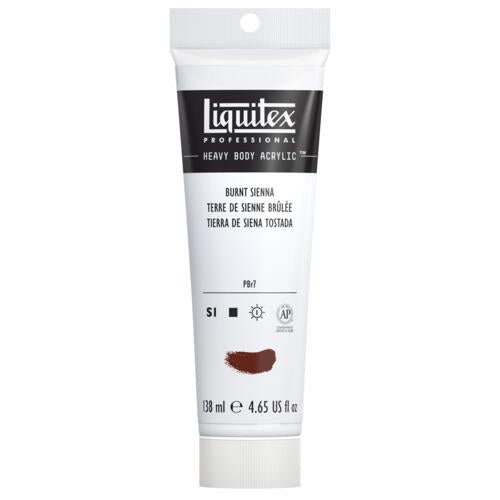 LIQUITEX PROFESSIONAL HEAVY BODY ACRYLIC 138 ML BURNT SIENNA S1
