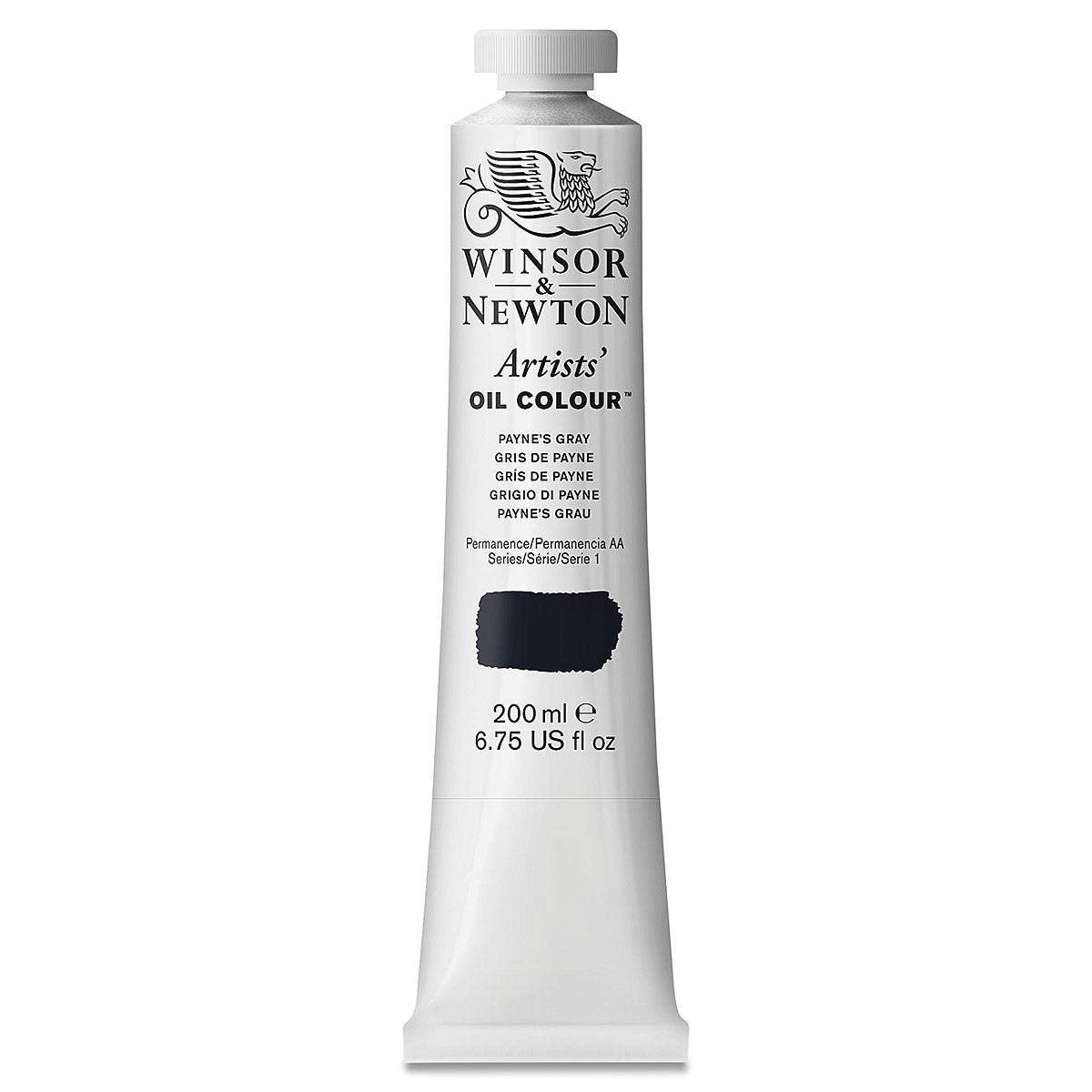 WINSOR & NEWTON ARTIST OIL COLOUR 200 ML SR 1 PAYENS GRAY (465)