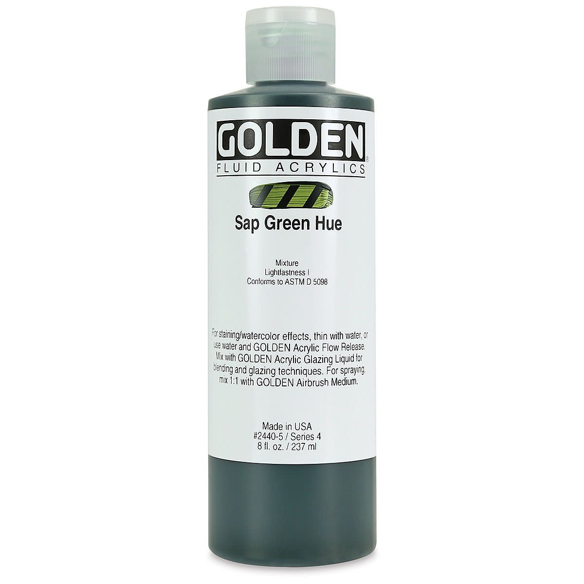 GOLDEN FLUID ACRYLIC COLOUR 236 ML SAP GREEN HUE