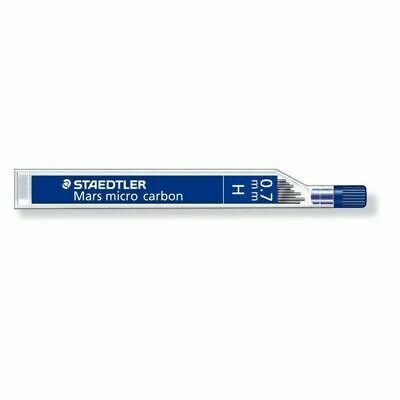 STAEDTLER MARS MICRO CARBON LEADS 0.7 MM H (10 leads)