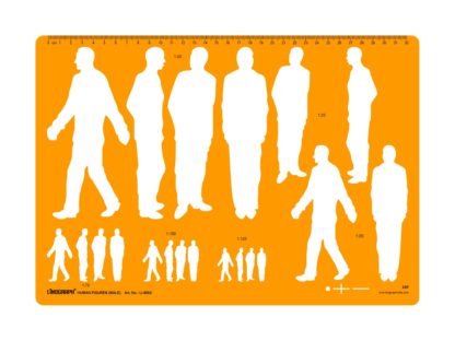 LINOGRAPH TEMPLATE 8002 HUMAN FIGUERS (MALE)