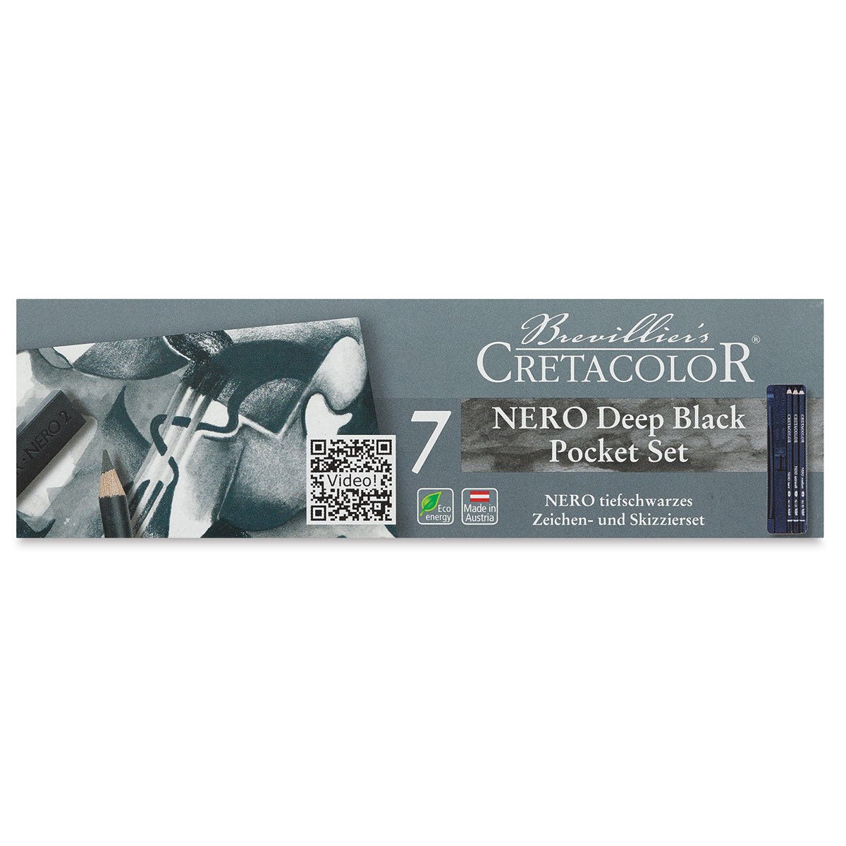 CRETACOLOR NERO DEEP BLACK POCKET SET (400 08)