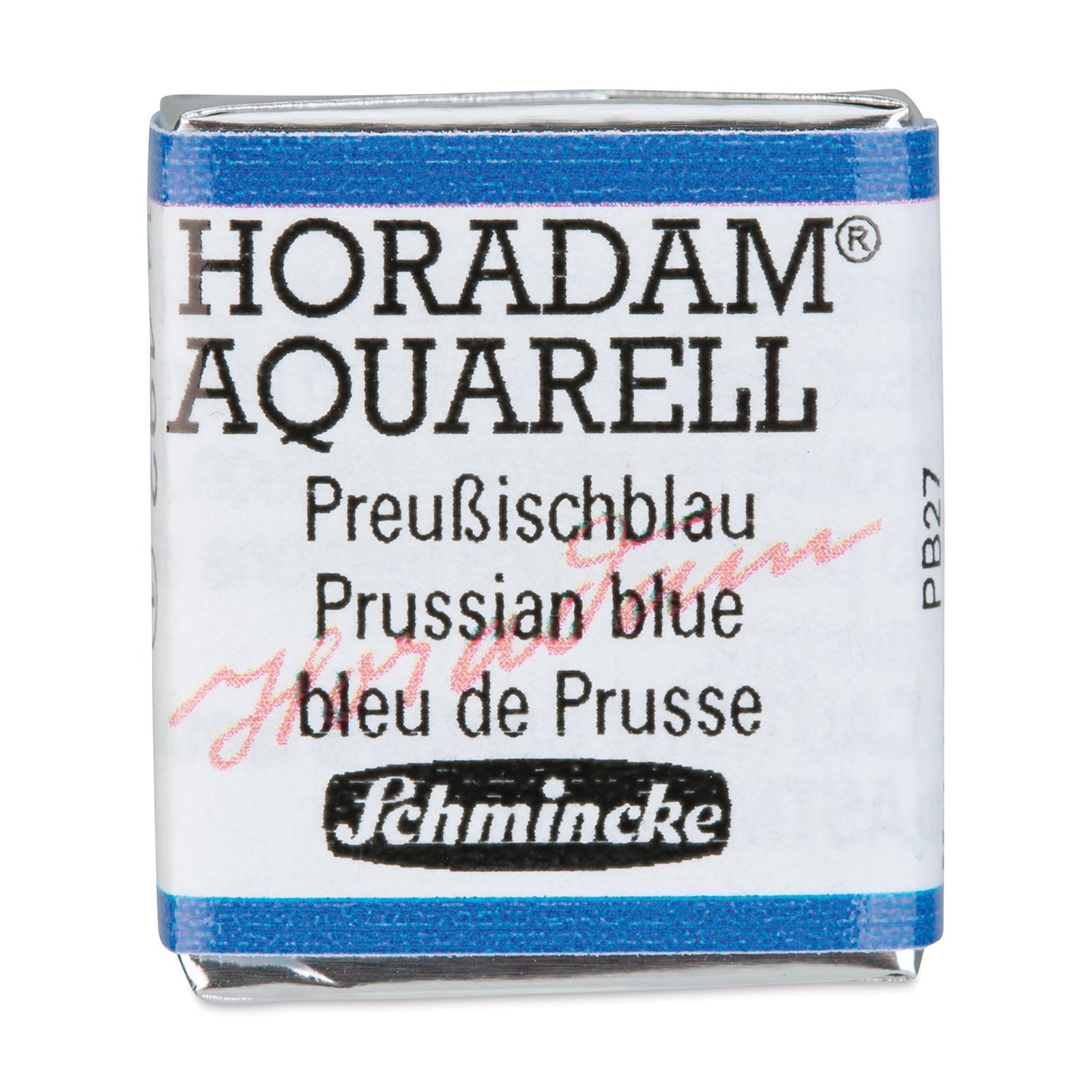SCHMINCKE HORADAM AQUARELL HALF PAN SR 1 PRUSSIAN BLUE 1 PC (14492)