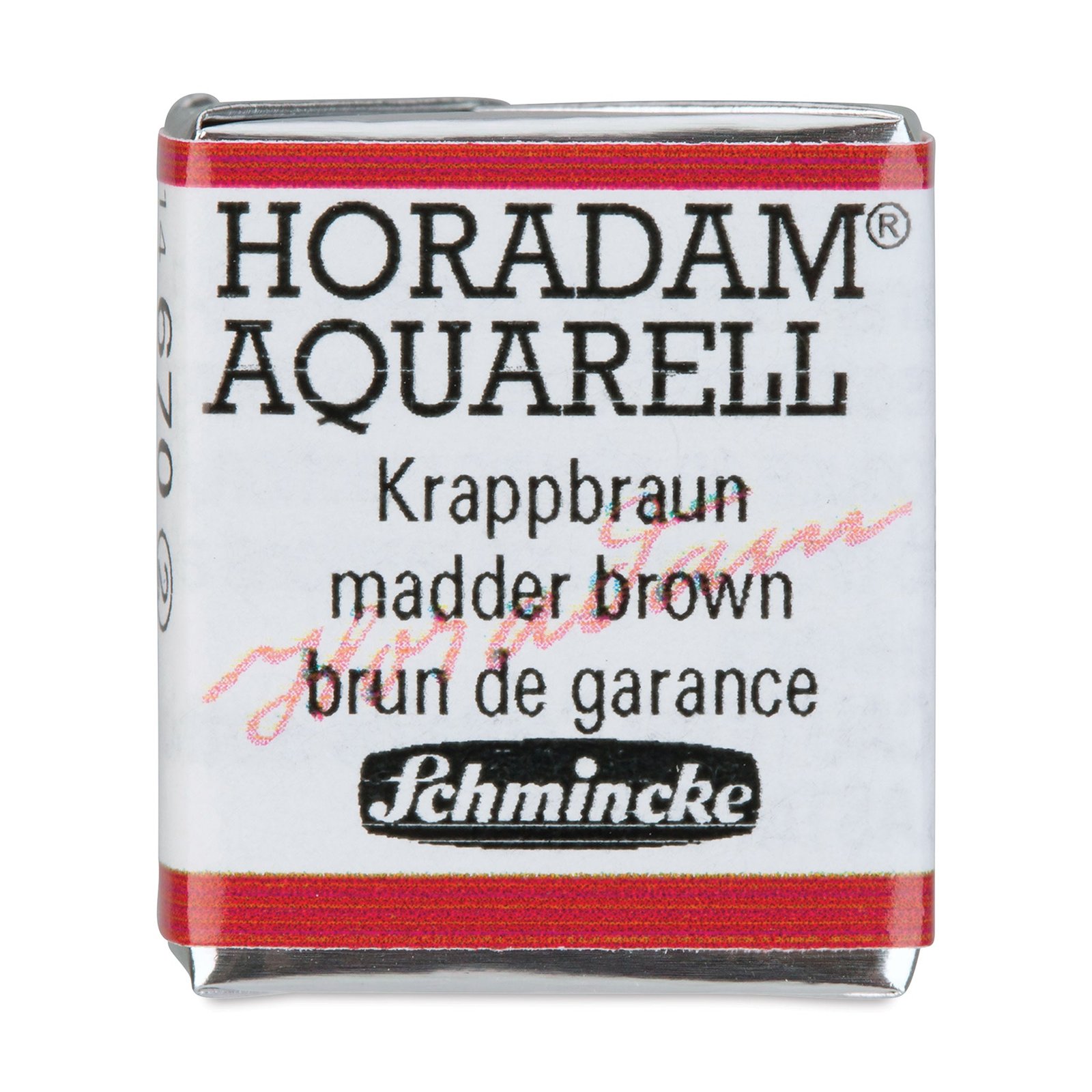SCHMINCKE HORADAM AQUARELL HALF PAN SR 2 MADDER BROWN 1 PC (14670)