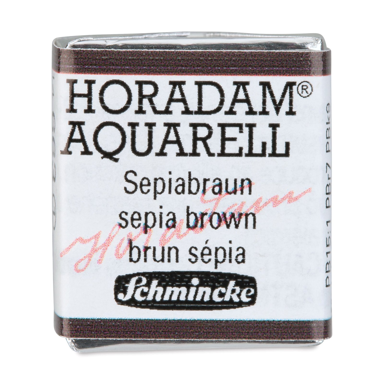 SCHMINCKE HORADAM AQUARELL HALF PAN SR 1 SEPIA BROWN 1 PC (14663)