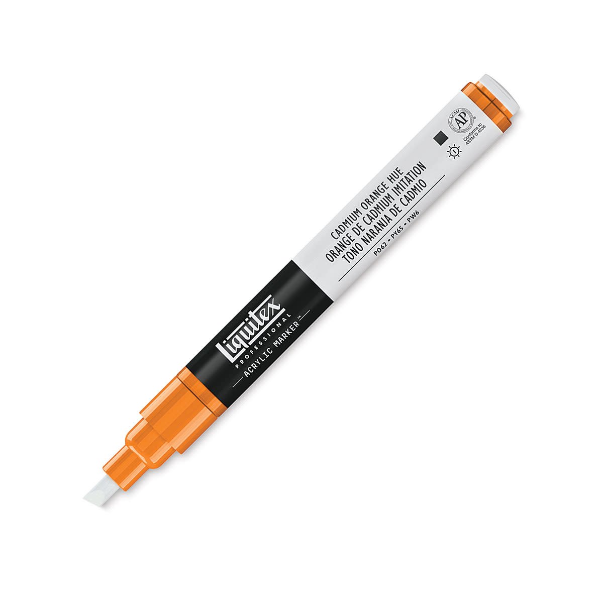 LIQUITEX ACRYLIC PAINT MARKER CADMIUM ORANGE HUE 2 MM