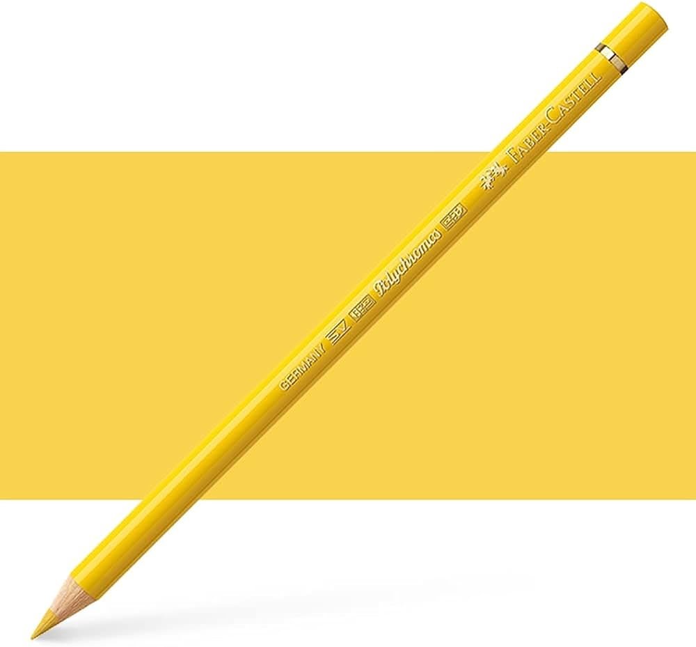 FABERCASTELL POLYCHROMOS COLOUR PENCILS CADMIUM YELLOW (107)