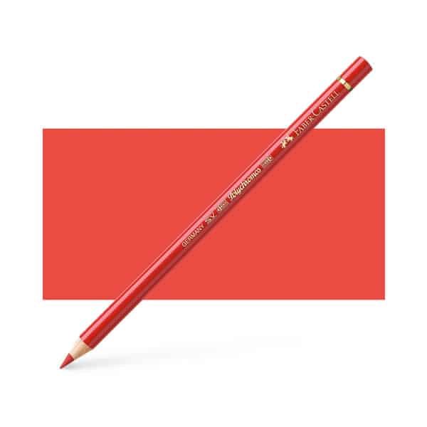 FABERCASTELL POLYCHROMOS COLOUR PENCILS SCARLET RED (118)