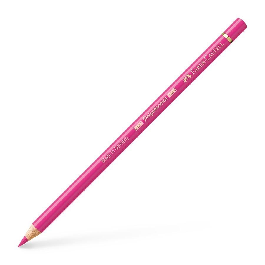 FABERCASTELL POLYCHROMOS COLOUR PENCILS LIGHT PURPLE PINK (128)