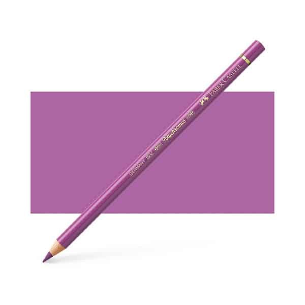 FABERCASTELL POLYCHROMOS COLOUR PENCILS LIGHT RED VIOLET (135)