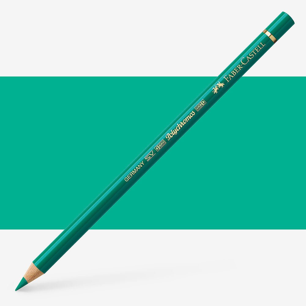 FABERCASTELL POLYCHROMOS COLOUR PENCILS PHTHALO GREEN (161)