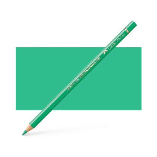 FABERCASTELL POLYCHROMOS COLOUR PENCILS LIGHT PHTHALO GREEN (162)