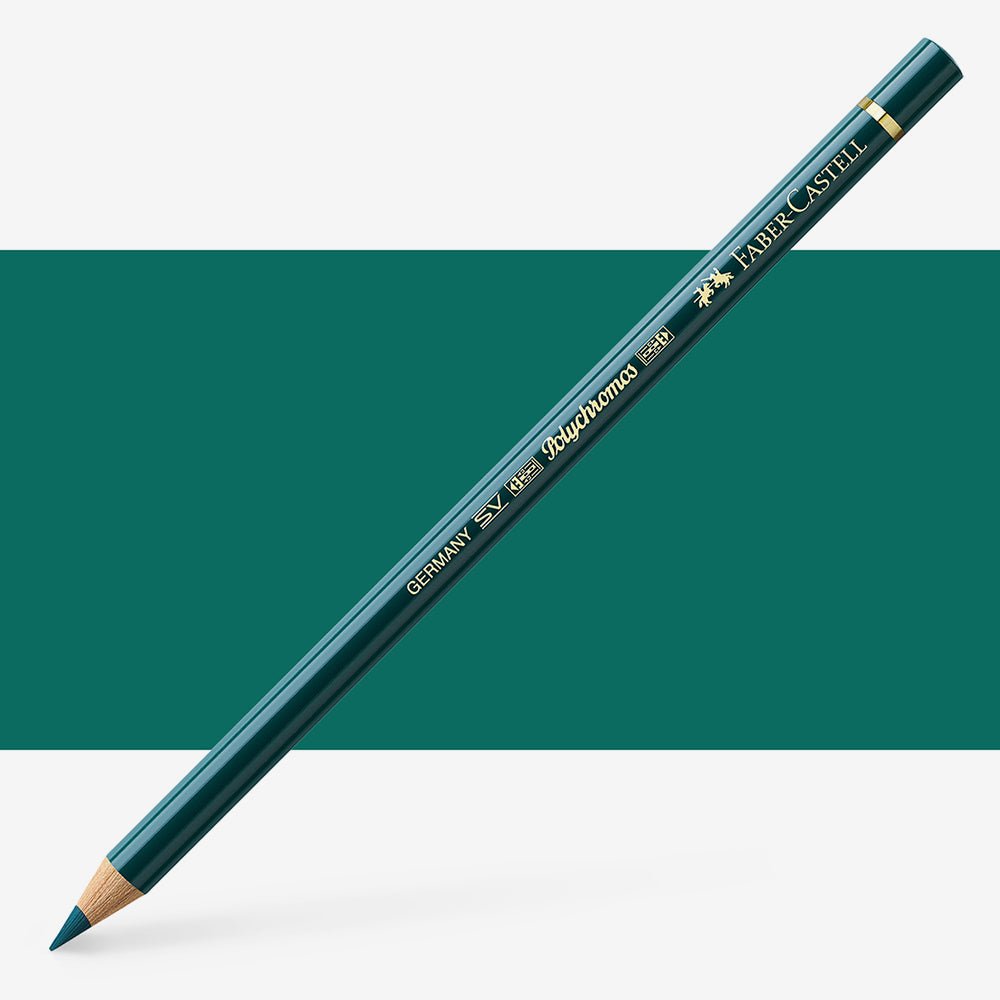 FABERCASTELL POLYCHROMOS COLOUR PENCILS JUNIPER GREEN (165)