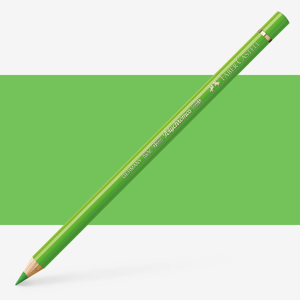 FABERCASTELL POLYCHROMOS COLOUR PENCILS GRASS GREEN (166)