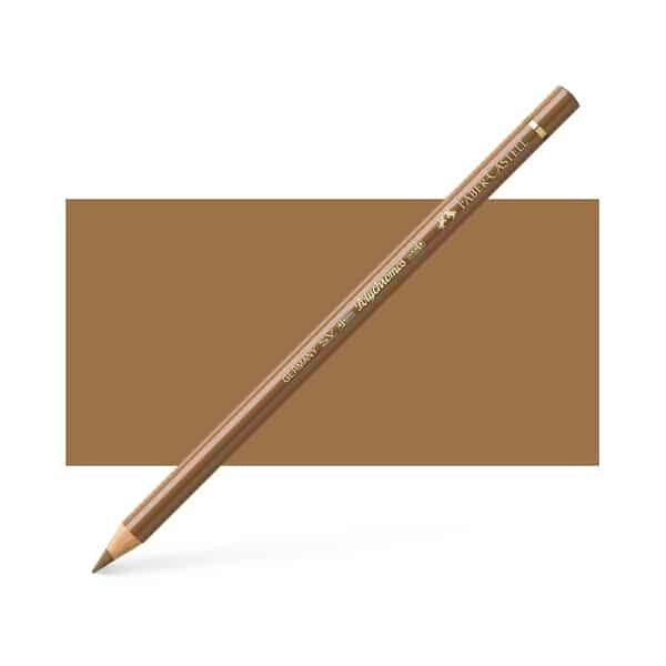 FABERCASTELL POLYCHROMOS COLOUR PENCILS RAW UMBER (180)