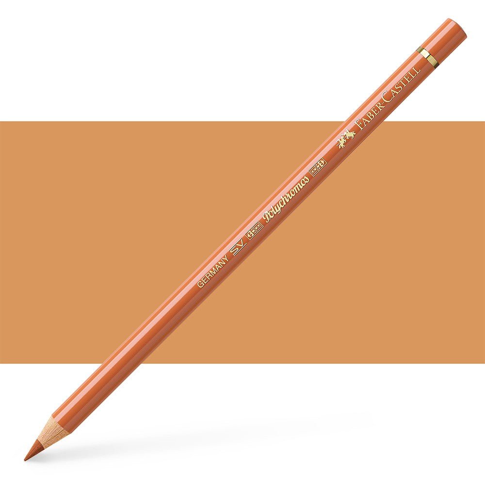 FABERCASTELL POLYCHROMOS COLOUR PENCILS BURNT OCHRE (187)