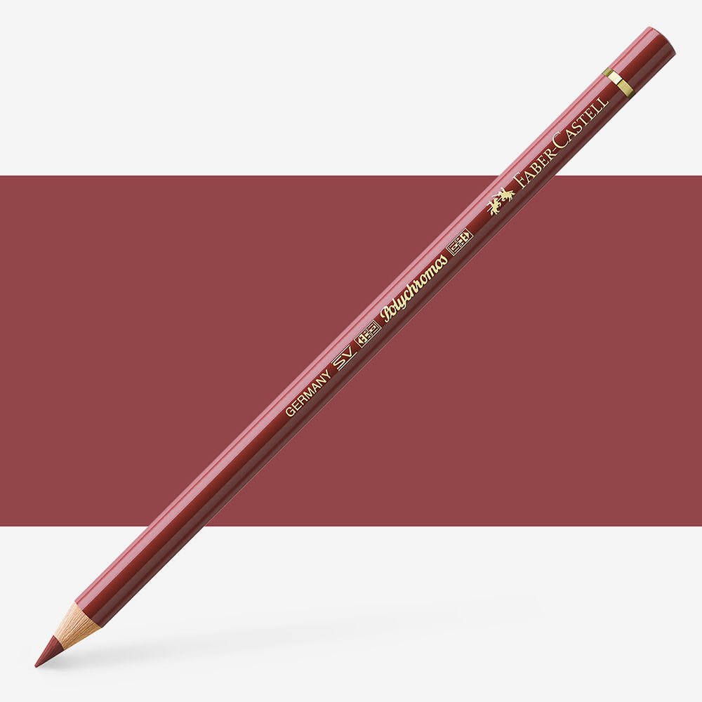 FABERCASTELL POLYCHROMOS COLOUR PENCILS INDIAN RED (192)