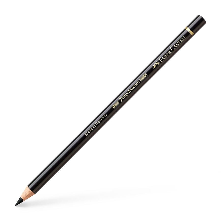 FABERCASTELL POLYCHROMOS COLOUR PENCILS BLACK (199)