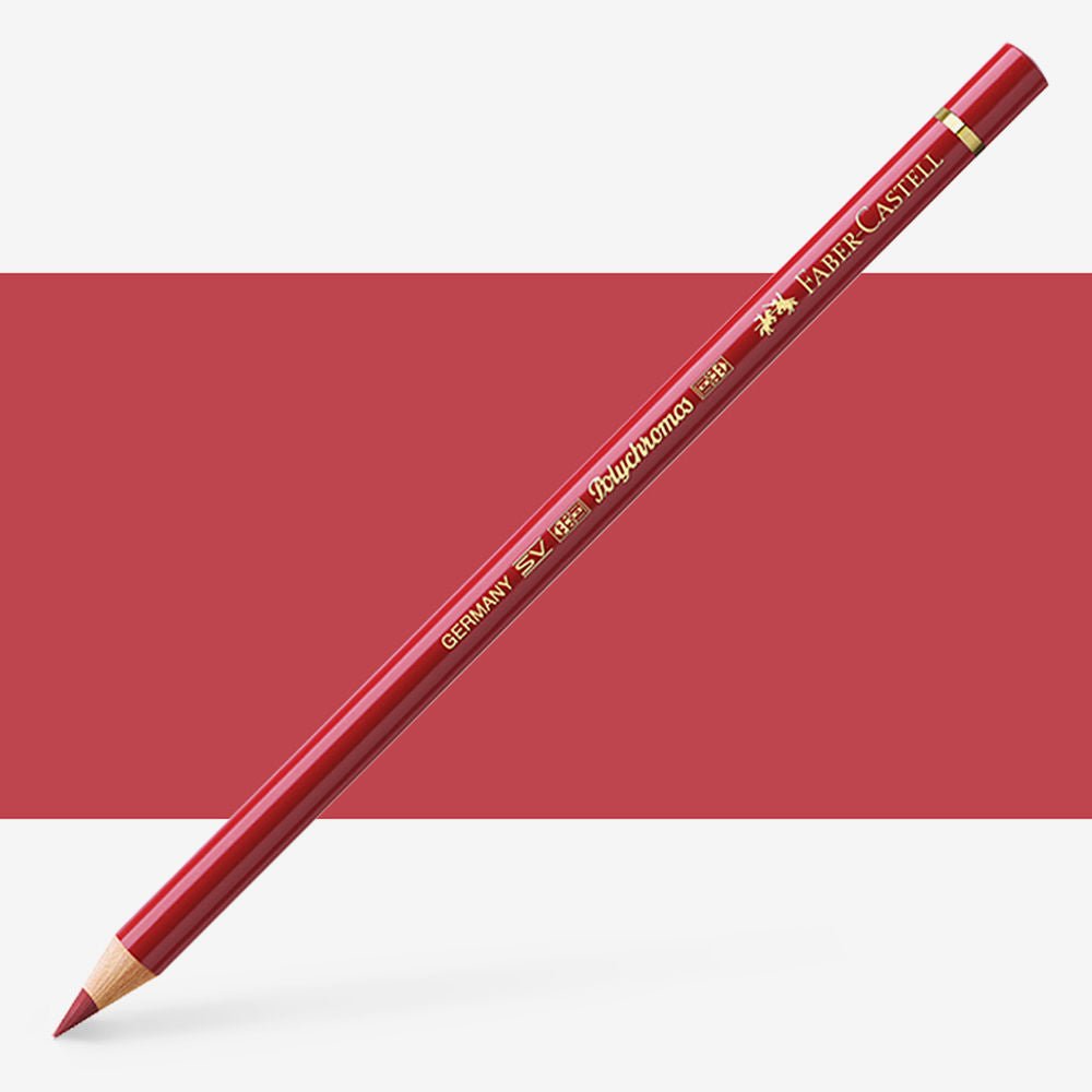 FABERCASTELL POLYCHROMOS COLOUR PENCILS MIDDLE CADMIUM RED (217)
