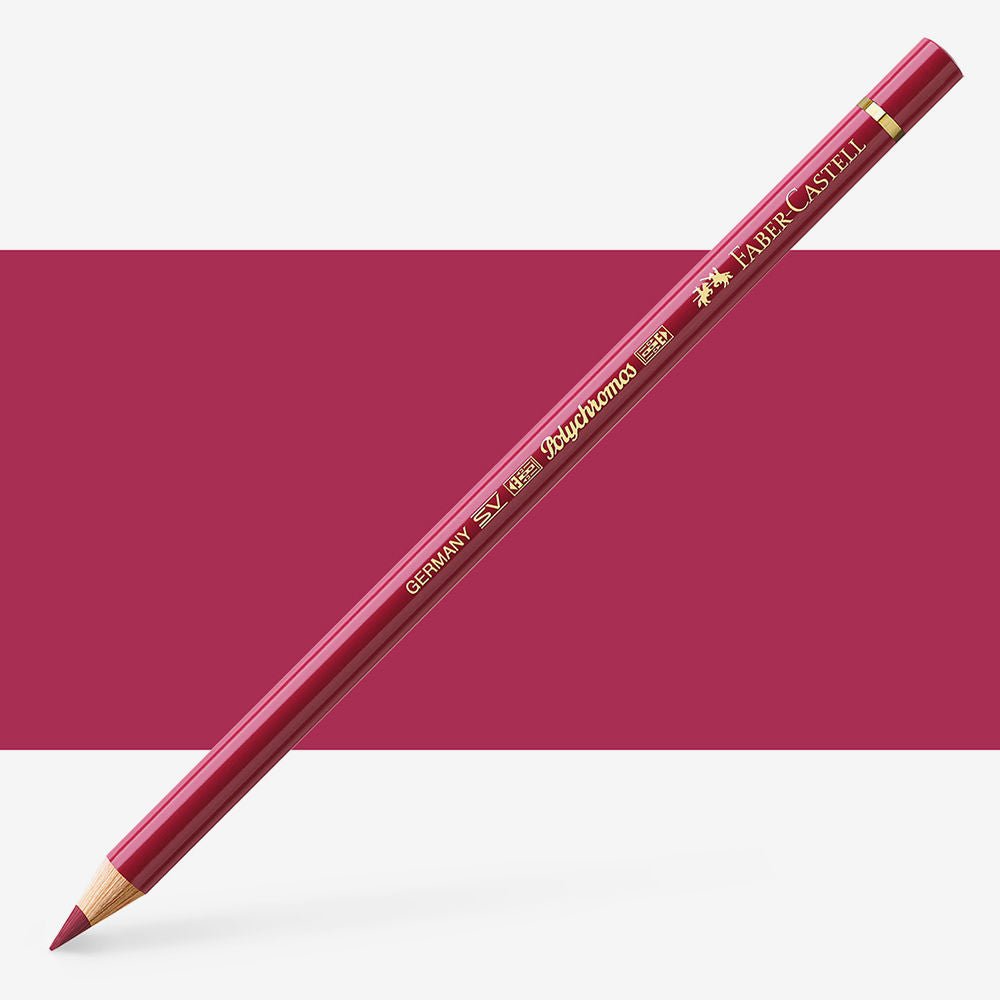 FABERCASTELL POLYCHROMOS COLOUR PENCILS DARK RED (225)