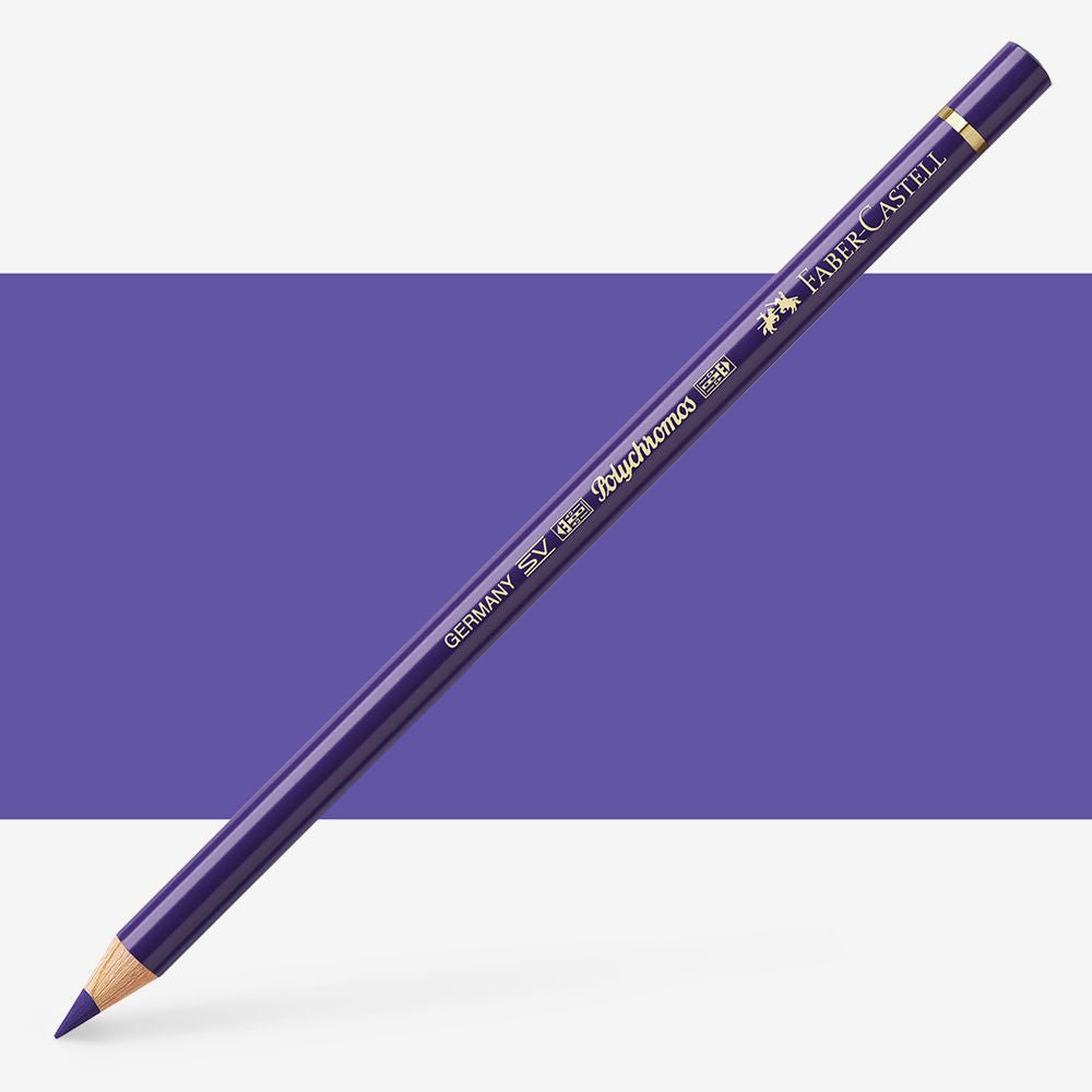 FABERCASTELL POLYCHROMOS COLOUR  PENCILS  MAUVE (249)