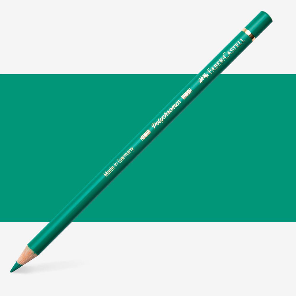 FABERCASTELL POLYCHROMOS COLOUR PENCILS DARK PHTHALO GREEN (264)