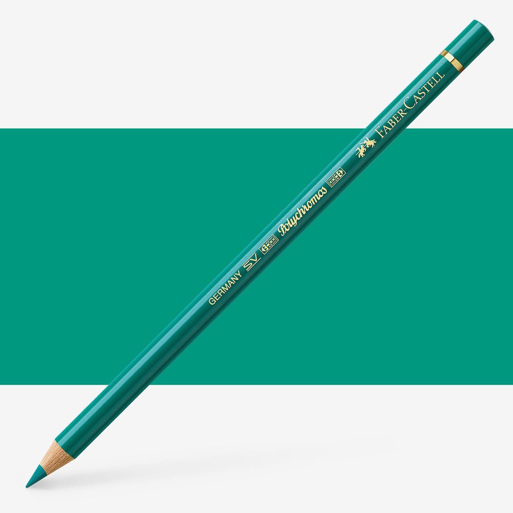 FABERCASTELL POLYCHROMOS COLOUR PENCILS CHROME OXIDE GREEN FIERY (276)