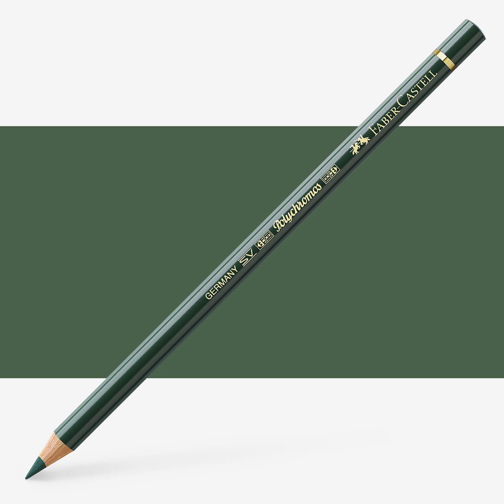 FABERCASTELL POLYCHROMOS COLOUR PENCILS CHROME OXIDE GREEN (278)