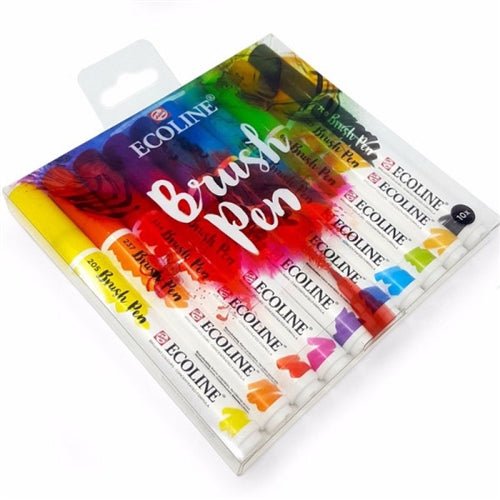 TALENS ECOLINE WATER COLOUR BRUSH PEN SET OF 10 (11509002)