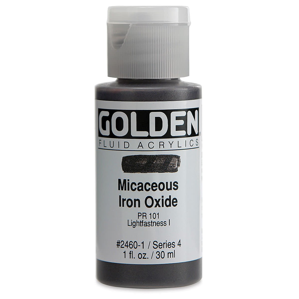 GOLDEN FLUID ACRYLIC 30 ML SR 4 MICACEOUS IRON OXIDE 0002460-1