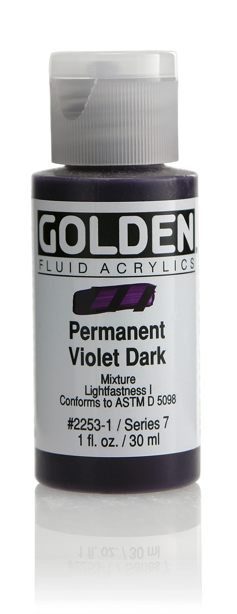 GOLDEN FLUID ACRYLIC 30 ML SR 7 PERMANENT VIOLET DARK 0002253-1