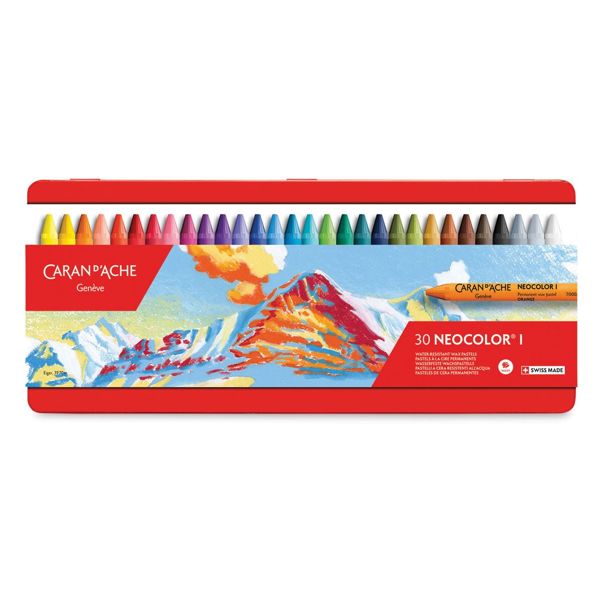 CARAN DACHE NEOCOLOUR I WAX PASTEL SET OF 30  (7000.330)
