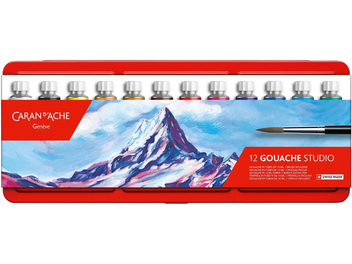 CARAN DACHE GOUACHE STUDIO CAKE SET OF 12