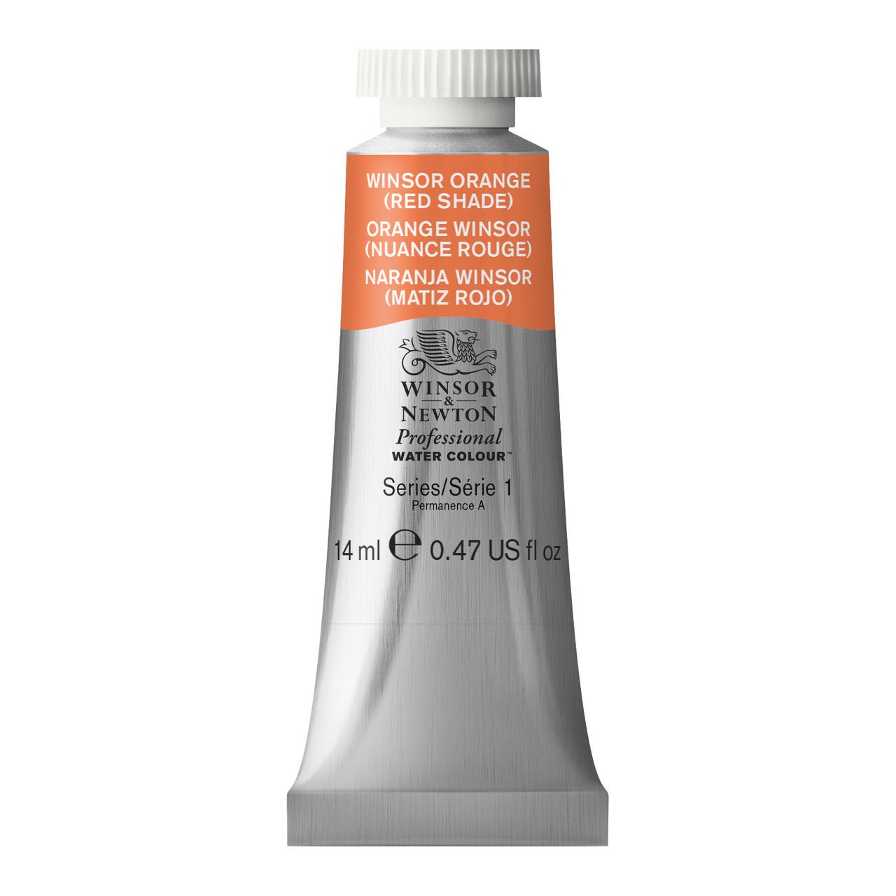 WINSOR & NEWTON PROFESSIONAL WATER COLOUR TUBE 14 ML - WINSOR ORANGE (723)