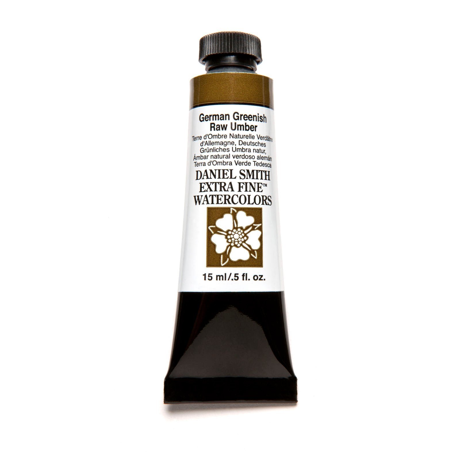 DANIEL SMITH EXTRA FINE WATER COLOUR 15 ML SR 1 GERMAN GREENISH RAW UMBER (121)