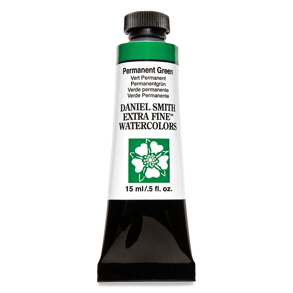 DANIEL SMITH EXTRA FINE WATER COLOUR 15 ML SR 1 PERMANENT GREEN (070)