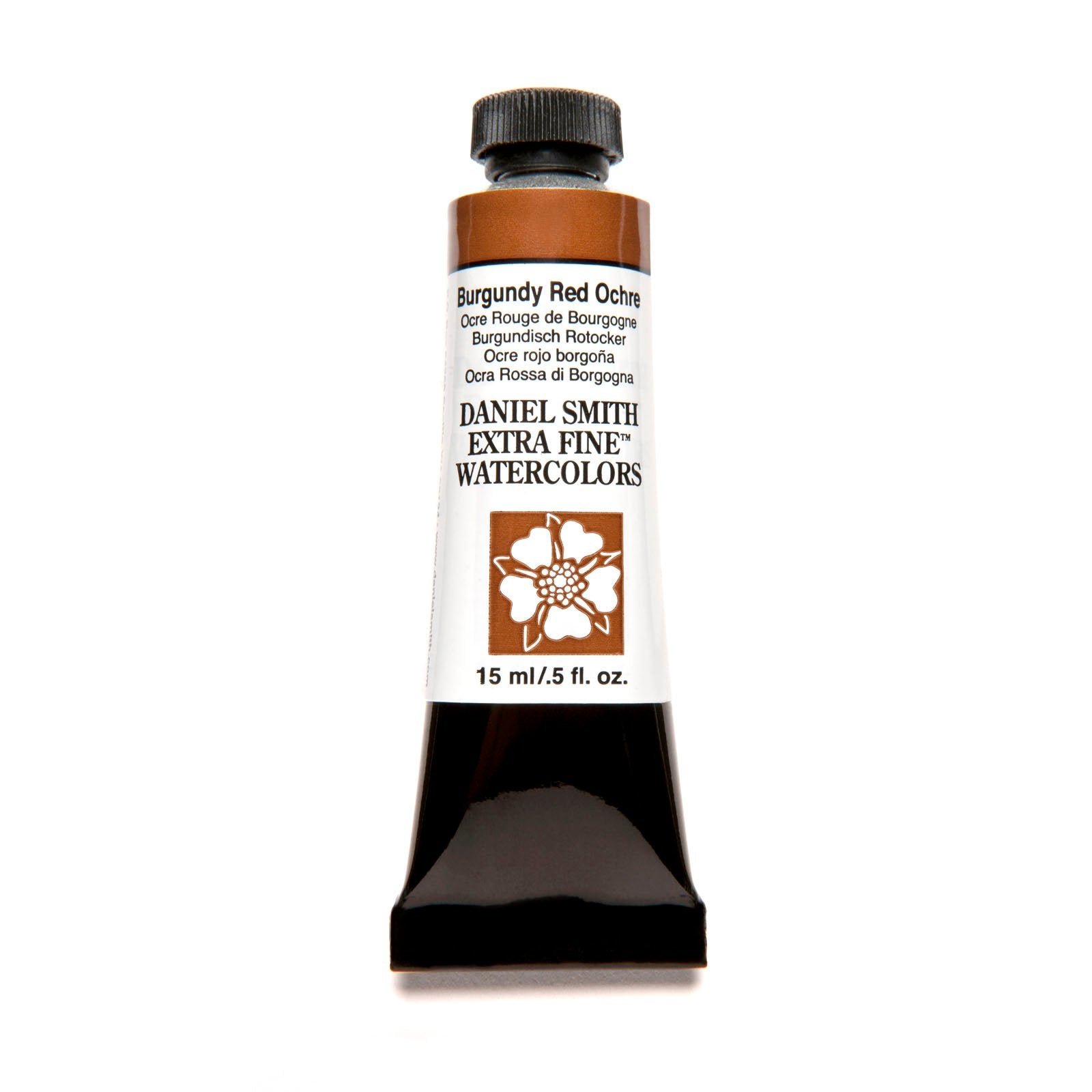 DANIEL SMITH EXTRA FINE WATER COLOUR 15 ML SR 2 BURGUNDY RED OCHRE (151)