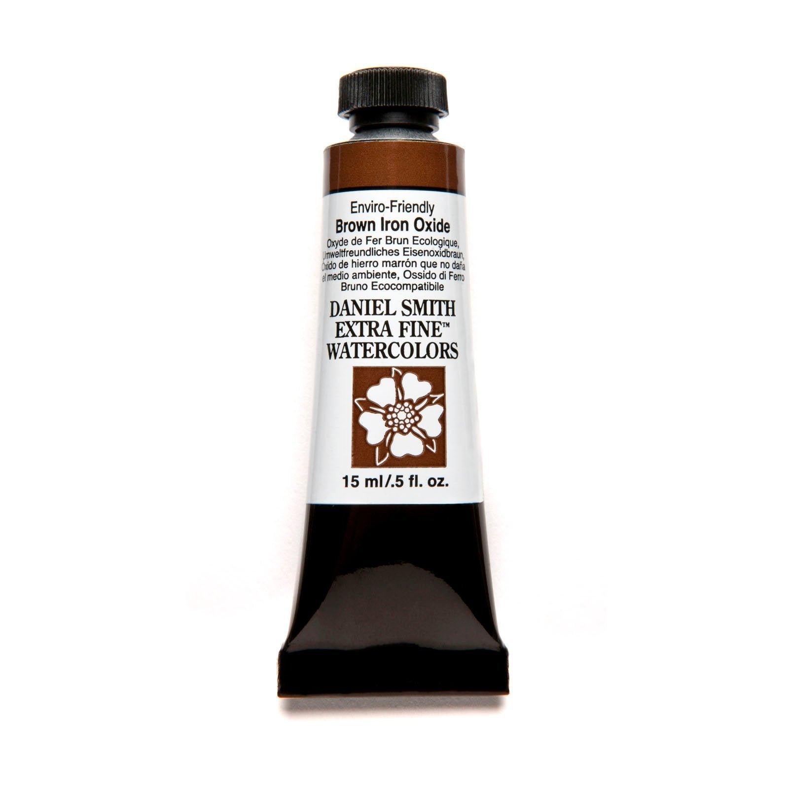 DANIEL SMITH EXTRA FINE WATER COLOUR 15 ML SR 2 ENVIRO-FRIENDLY BROWN IRON OXIDE (178)
