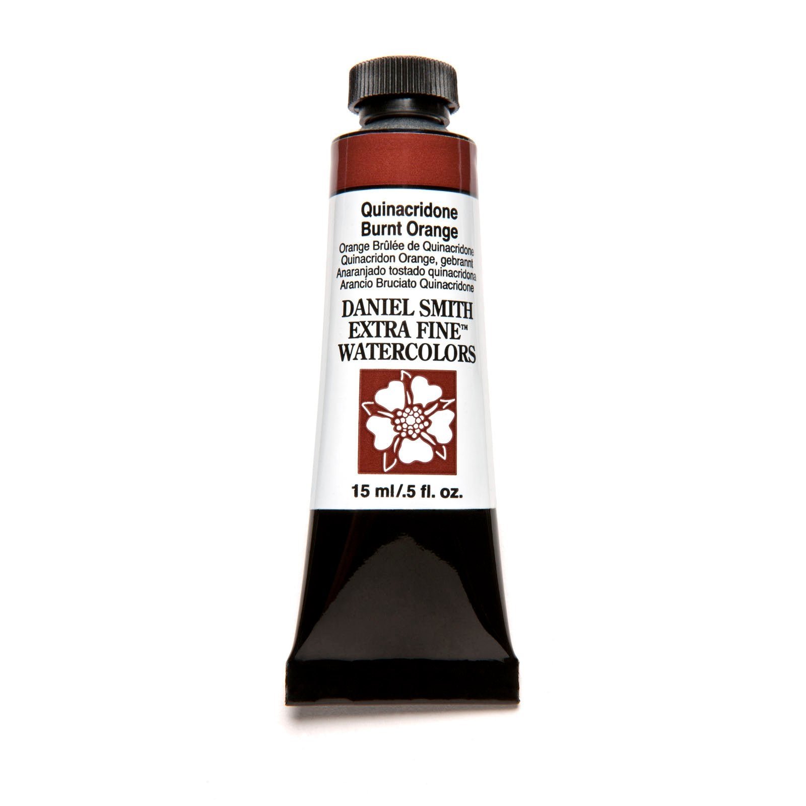 DANIEL SMITH EXTRA FINE WATER COLOUR 15 ML SR 2 QUINACRIDONE BURNT ORANGE (086)