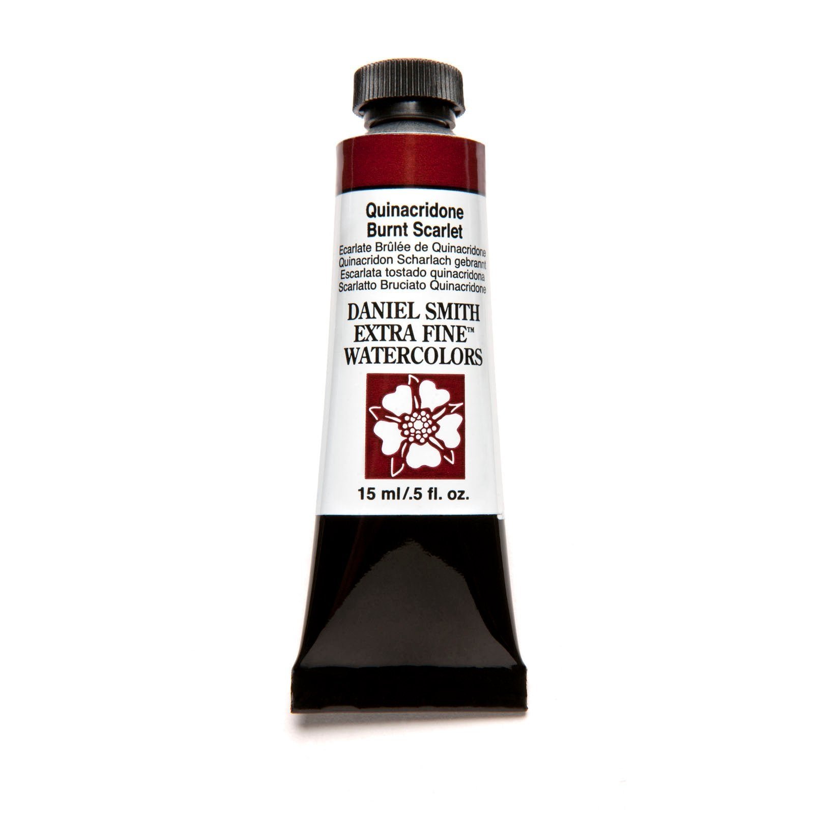DANIEL SMITH EXTRA FINE WATER COLOUR 15 ML SR 2 QUINACRIDONE BURNT SCARLET (087)