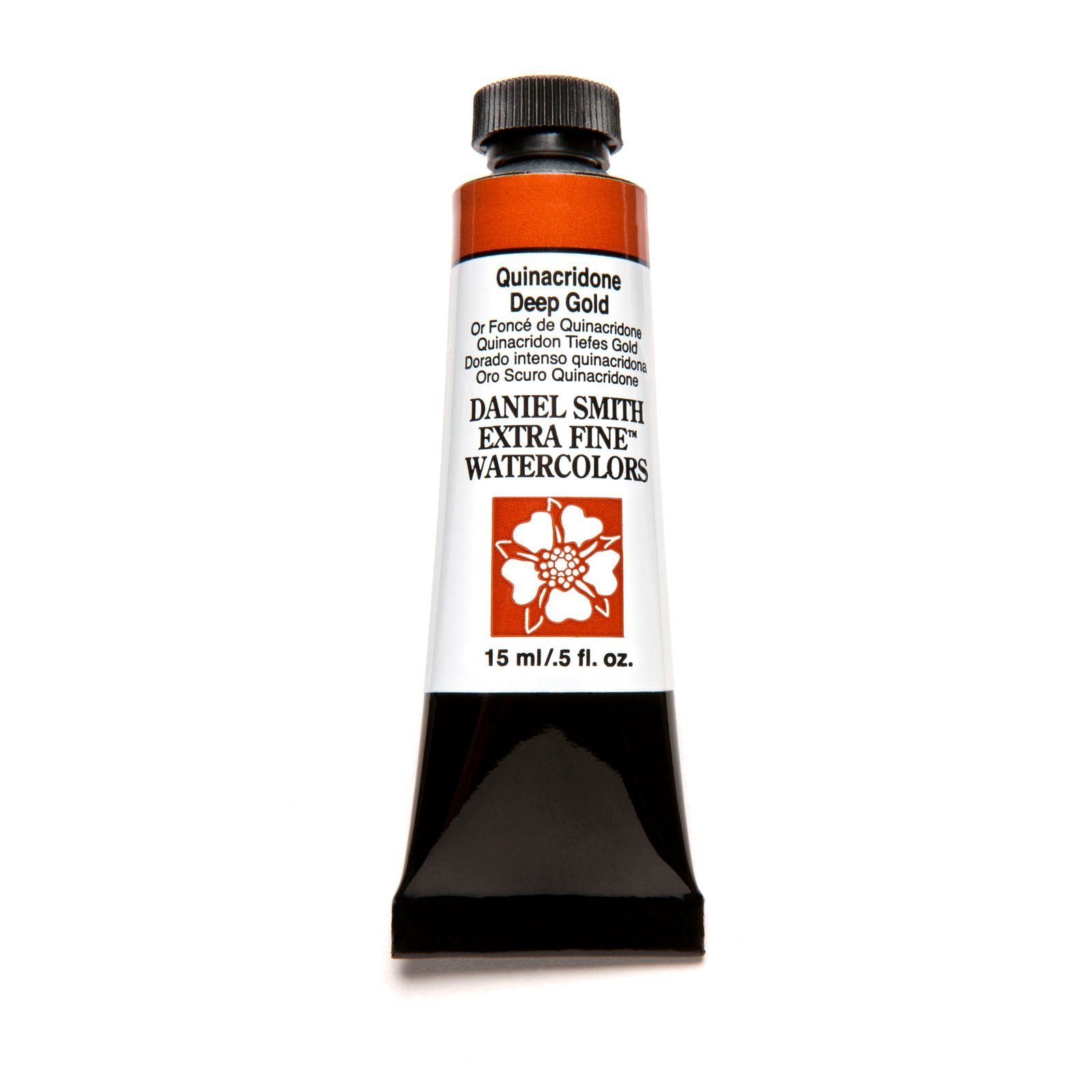 DANIEL SMITH EXTRA FINE WATER COLOUR 15 ML SR 2 QUINACRIDONE DEEP GOLD (152)