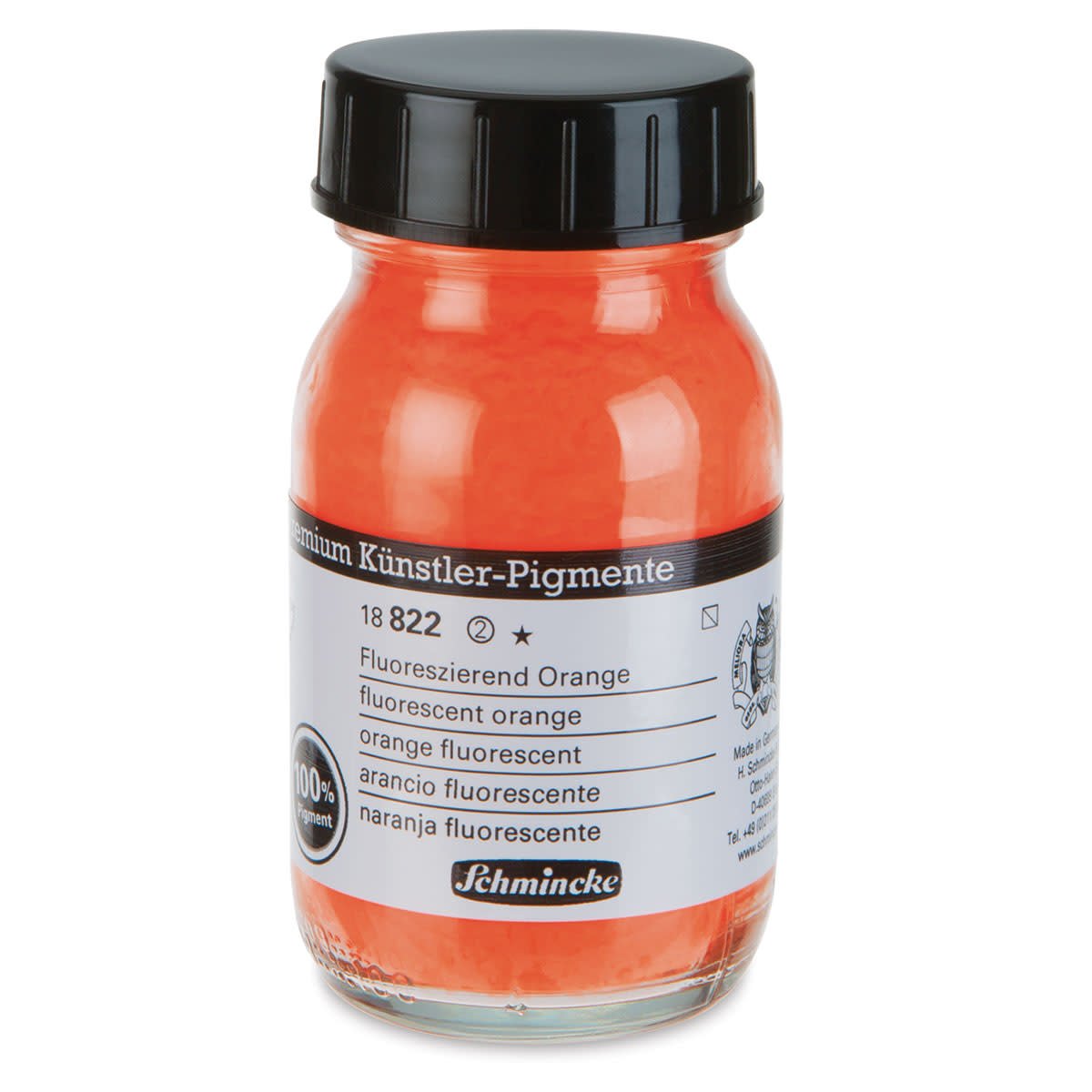 SCHMINCKE PIGMENT POWDER 100 ML SR 2 FLUORESCENT ORANGE (18822055)