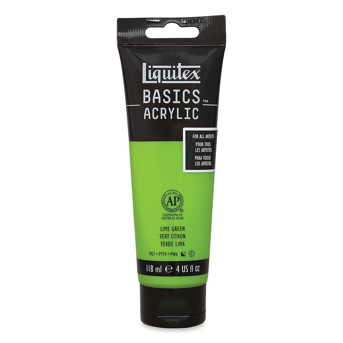 LIQUITEX BASICS ACRYLIC 118 ML LIME GREEN 6222
