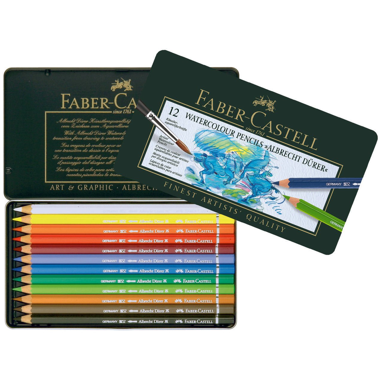 FABERCASTELL WATERCOLOUR PENCIL ALBRECHT DURER SET OF 12 (117512)